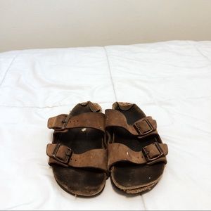 Tan Birkenstock’s